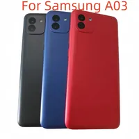 Couvercle de batterie en verre arrière pour Samsung Galaxy A03 SM-A035F SM-A035F/DS SM-A035M SM-A035G couvercle arrière remplacement du boîtier arrière