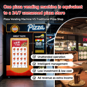 Distributeur automatique de pizzas 24h/24 et 7j/7, distributeur automatique de pizzas chaudes entièrement automatique avec cuisson rapide de 30 à 180 secondes pour les lieux publics - Product Image 4