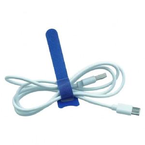 Bridas para cables de nailon con velcro al por mayor, de colores, con LOGO de velcro personalizado, en forma de T y de gato, de alta calidad - Product Image 3