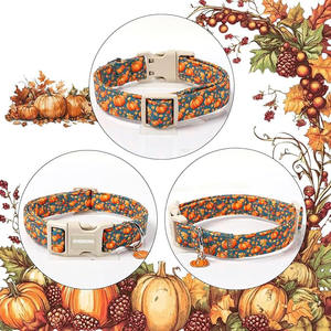 머리카락을 문지르 지 않는 부드러운 안감은 오랫동안 애완 동물을 편안하게 만듭니다. 할로윈 애완 동물 목걸이 맞춤 개 목걸이 - Product Image 4