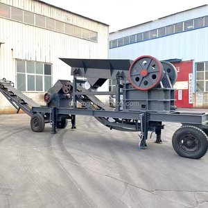 डीजल/इलेक्ट्रिक इंजन के साथ छोटे मोबाइल जबड़े क्रशर, खनन और निर्माण के लिए पहियों पर पोर्टेबल रॉक क्रशर - Product Image 2