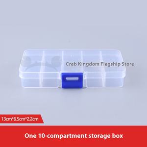 Boîte de rangement de jouets de bureau transparente pour outil modèle Gundam, utilisée pour afficher et stocker de petits articles ménagers - Product Image 4