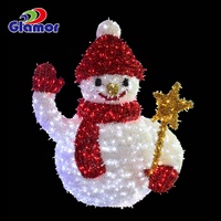 3d oso motivo luz al aire libre de la decoración de la Navidad luz led escultura de luz IP65 2D impermeable de vacaciones