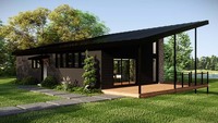 Villa européenne haut de gamme, maison préfabriquée en acier moderne de Chine, structure écologique, économie d'énergie, architecture élégante