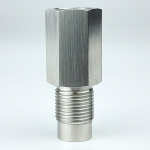 Stainless Steel <b>Sensor</b> Connector M18x1.5 180 Degree Extension Automotive Universal Accessory - Product Image 3