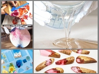 Résine époxy cristalline effet brillant 1:1 pour table, résistante aux UV et à l'eau, pour la construction et la menuiserie