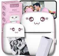 2024 Mini imprimante d'étiquettes photo numérique portable pour enfants cadeaux imprimante thermique de poche