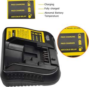 <span class=keywords><strong>Chargeur</strong></span> de batterie de remplacement en vente chaude pour batterie DCB107 12V-20V Lithium-Ion DCB101 DCB105 DCB107 DCB115 - Product Image 3