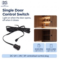 Interrupteur tactile à détecteur de mouvement intérieur 12-24V nouvellement conçu, amovible, pour le contrôle des portes et l'induction, pour armoires et portes de placards