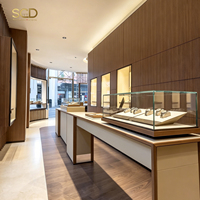 Vitrine de luxe pour montres, comptoir de présentation de bijoux, vitrine de montres, design intérieur de boutique, décoration