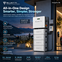 Système de stockage d'énergie commercial BLUETTI EnergyPro 19K 19,2 kW avec intégration solaire et capacité de batterie flexible