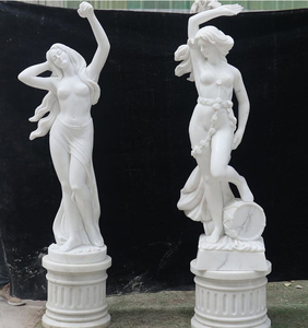 Statua da giardino a grandezza naturale prodotta in fabbrica, scultura tradizionale greca in marmo. - Product Image 3