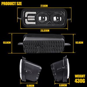 LOYO Luce di Ricambio a LED di Alta Qualità per Lada Niva Fanale Fendinebbia con Indicatore di Direzione <span class=keywords><strong>Bianco</strong></span> Giallo per Lada 4x4 Urban Niva 1995 - <span class=keywords><strong>2019</strong></span> - Product Image 6