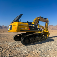 En stock, excavatrice sur chenilles CAT 340D2L d'occasion disponible, 336 345D2L prête à l'emploi, personnalisable, matériel d'origine, prix compétitif