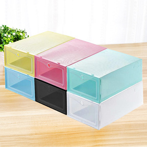 Zapatero/caja de almacenamiento de zapatos transparente, simple y de varias capas para uso en el hogar, la entrada y el dormitorio; ahorra espacio. - Product Image 3
