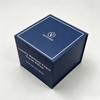 Boîte cadeau magnétique haut de gamme avec logo personnalisé, en carton rigide recyclable