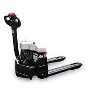 Truk Pallet Listrik Hangcha Bertenaga Lithium Little Golden Bull Forklift Pengoperasian Kaki Model Kapasitas 1.5/2 Ton