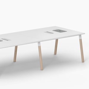 <b>Large</b> Modern Mfc Conference Room Meeting Table <b>Desk</b> Wooden Office Furniture Melamine 8 Person Boardroom Table - Product Image 2