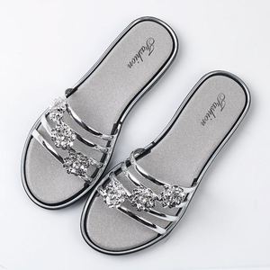 Summer Casual Beach slippers Women <b>Flat</b> One Strap Flower Decor Breathable Soft Sole Fashion Outdoor Vacation Mule <b>Sandals</b> - Product Image 6
