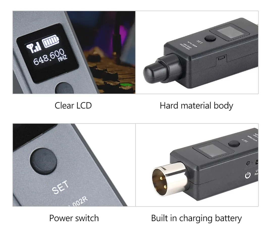 配信機器・PA機器・レコーディング機器 m2631 BMB WT-8000 WIRELESS MIC RECEIVER Amazon.com: BOMGE Wireless XLR Transmitter and Receiver, UHF