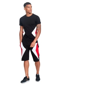 Conjunto deportivo de dos piezas para hombre, novedad, traje para el sudor, para el verano - Product Image 1