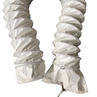 Meilleur prix pour conduit flexible en PVC résistant au feu, conduit en plastique souple, tuyau de transport d'air pour usage hospitalier