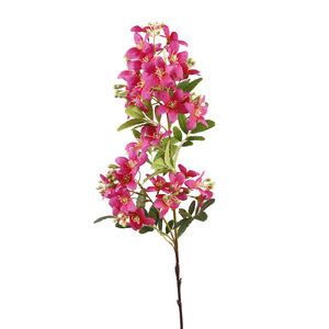 ดอกมูราญ่าพันธุ์ปานิกูลาต้าประดิษฐ์ สีขาว ก้านเดี่ยว มีกลิ่นหอม ทำจากพลาสติกและผ้าไหม สำหรับตกแต่งบ้าน - Product Image 5