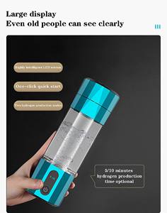 Bouteille Générateur d'Eau Hydrogénée Portable 6000ppb Haute Concentration Technologie SPE PEM pour Voyage en Extérieur Cadeau - Product Image 3