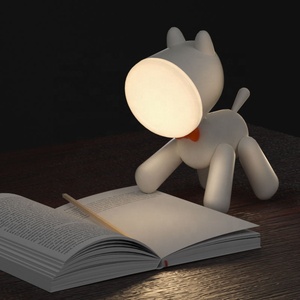 Cute Puppy Rechargeable LED Night <b>Light</b> Built-in Battery Warm <b>Light</b> Bedside Sleep Lamp Kids Bedroom Gift - Product Image 4