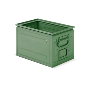 Boîte en métal Fami avec poignées, capacité 40,5 L, 450x300x300 mm, gris foncé RAL7000, rangement d'outils - Product Image 3