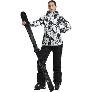 Conjunto de Chaqueta y Pantalones de Esquí para Mujer, Impermeable 15K 10K, Transpirable, Aislado, Traje de Esquí de 2 Piezas - Product Image 3