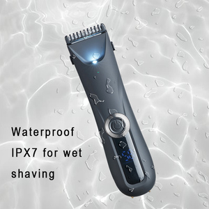 Coupeur en céramique rechargeable par USB <span class=keywords><strong>Tondeuse</strong></span> à cheveux électrique sans fil étanche pour hommes - Product Image 3