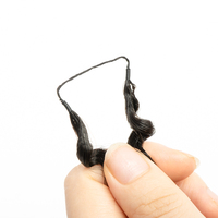 Extensions de cheveux humains au crochet Miracle Knot de 14 à 26 pouces, bouclées Pixie, pré-séparées, effet plume