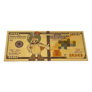 Nouvelle Banque de billets d'anime Patrick Star de l'Amérique 2026 plaquée or pour collection - Product Image 6