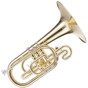 <span class=keywords><strong>Mellophone</strong></span> de marche en Do majeur laqué or avec pistons en acier inoxydable - Instrument en laiton élégant - Product Image 5