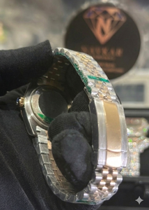 Montre en moissanite VVS, diamant classique, hip-hop, luxe, automatique, mécanique, pour hommes, fabriquée par un fabricant indien - Product Image 5