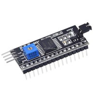Stock IIC/I2C/interfaz controlador Adaptador convertidor placa función biblioteca módulo PCF8574 Placa de expansión para LCD1602 LCD2004