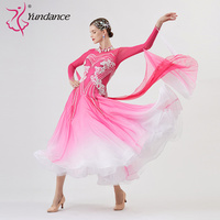 Robe de danse de salon standard internationale personnalisée B-21195, nouvelle, de haute qualité, en soie perlée, robes de danse de salon à vendre
