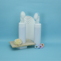 Nouveauté 2026 Futen Factory : Flacon à mousse avec pompe et brosse en silicone pour le lavage du visage