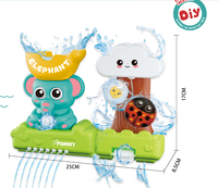 Jouet de bain MILI le plus récent avec roue à eau rotative et ventouse, idéal pour le bain et la douche des tout-petits et des bébés