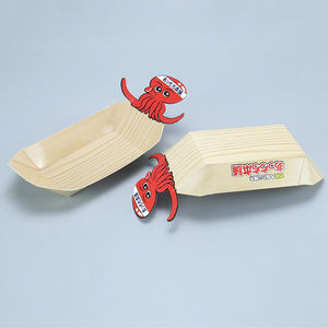 Caja para llevar, barco de papel impreso, bandeja para servir alimentos ecológica a prueba de aceite personalizada, bandejas de barco personalizadas, bandeja para gofres de barco - Product Image 3