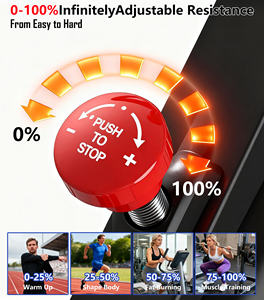 อุปกรณ์ออกกำลังกายสำหรับใช้ในเชิงพาณิชย์และในครัวเรือน จักรยานออกกำลังกายแบบหมุน ปรับได้ ไร้เสียงรบกวน ปลอดภัย แข็งแรง ทนทาน - Product Image 4