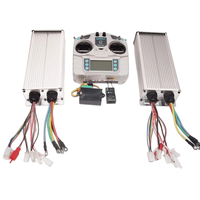 Contrôleur de véhicule sur chenilles 24V/60V pour avion modèle, tondeuse télécommandée, tricycle d'ingénierie, moteur brushless 800W