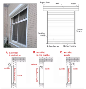 Persianas Enrollables de Aluminio Automáticas Comerciales de la Mejor Calidad en China, de Bajo <span class=keywords><strong>Precio</strong></span> y Seguras, Marca HUADUN, para Uso en Exteriores y Cocinas - Product Image 6