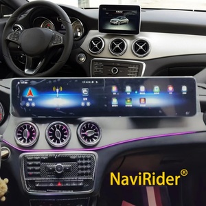 Radio Multimedia para Auto con Pantalla LCD Dual Android para Mercedes Benz Clase GLA/CLA/A/B (2013-2015), GPS, CarPlay, USB, 1 Año de Servicio Celular - Product Image 1