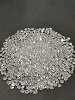 Fabrika toptan fiyat yuvarlak kesim Melee Diamonds 0.8-3.3mm beyaz DEF VVS-SI Lab elmas sentetik fantezi şekil elmas