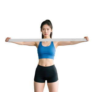 Fasce per <span class=keywords><strong>esercizi</strong></span> Fitness con Logo da <span class=keywords><strong>donna</strong></span> con cinturino elasticizzato per Yoga elastico con Logo personalizzato per fascia di resistenza ad anello da ballo e da palestra - Product Image 2