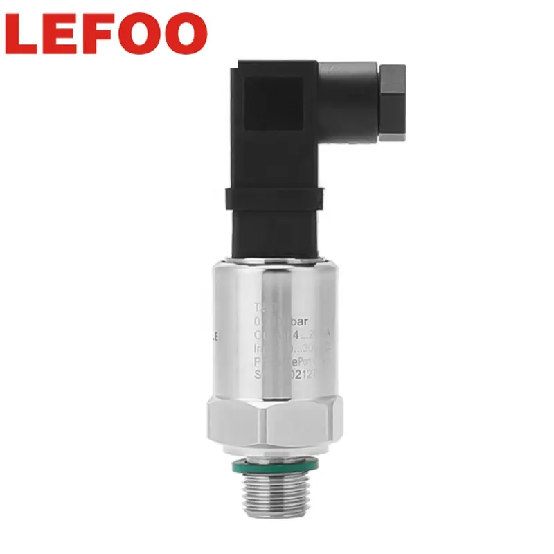 Trasmettitore di pressione del sensore di pressione del manometro a bassa pressione del trasduttore del compressore d'aria LEFOO 4-20mA