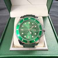 OEM ODM Hochwertige Marke Automatische mechanische Uhr 43mm schwarzer Keramik ring Saphirglas Custom Herren uhr