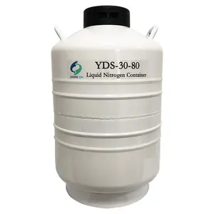 Canister 6 L recipiente criogênico do tamanho médio do sémen do YDS-30-80 Recipiente do nitrogênio líquido